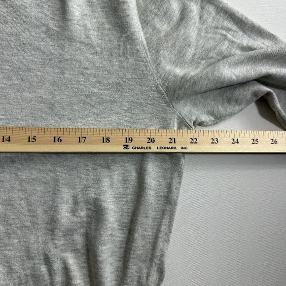 Polo Ralph Lauren Cotton/Cashmere Blend V-Neck Sweater Gray Mens Size LARGE - Picture 7 of 9